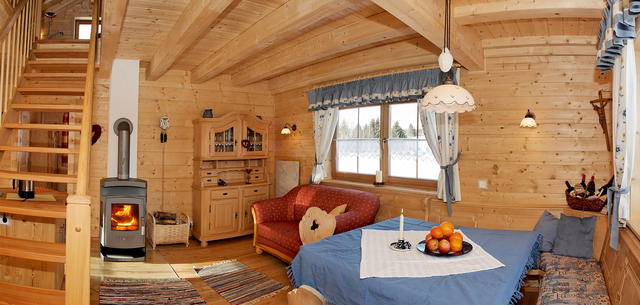 Ferienhaus in Finsterau - Holzblockhaus Auenweg